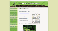 Desktop Screenshot of basicsofgardening.com